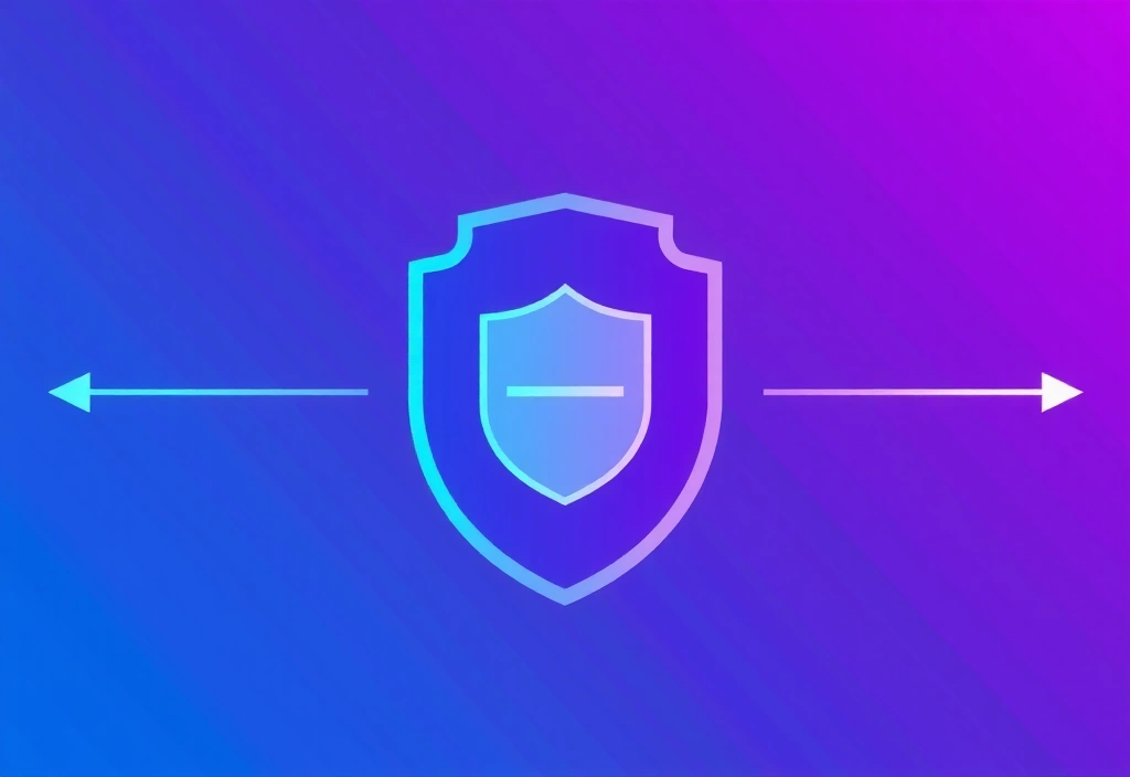 Abstract representation of legal protection and limitations